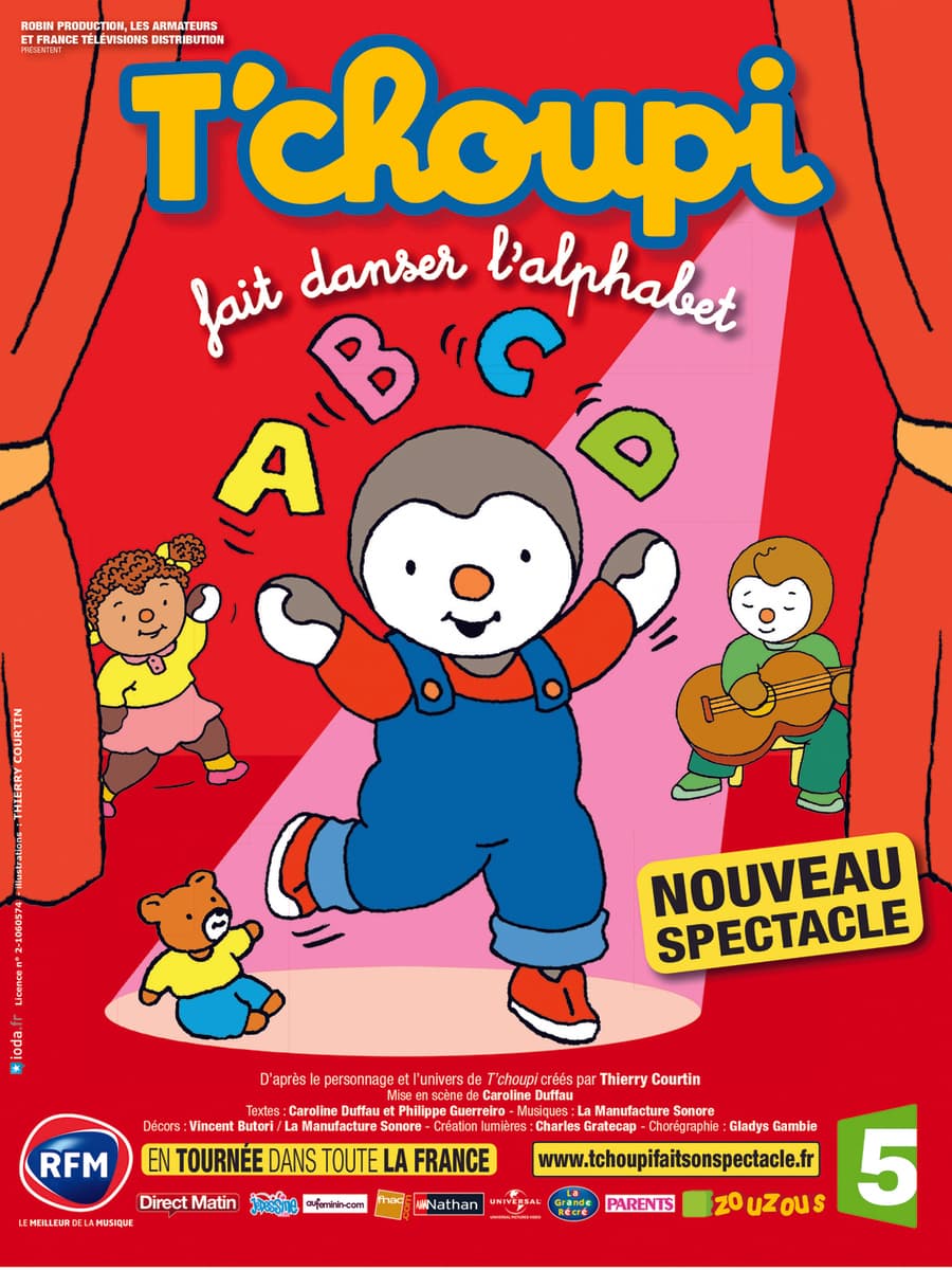 T'choupi Fait danser l'alphabet