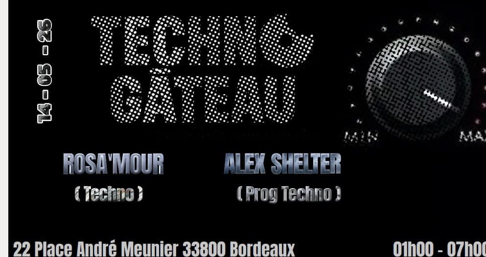 Techno Gâteau : Vos jeudis électroniques