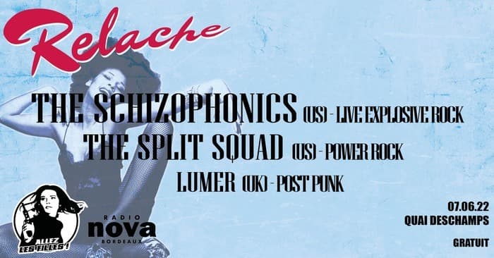 The Schizophonics + The Split Squad + Lumer