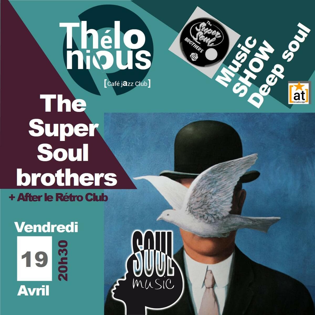 The Super Soul Brothers + After Rétro Club