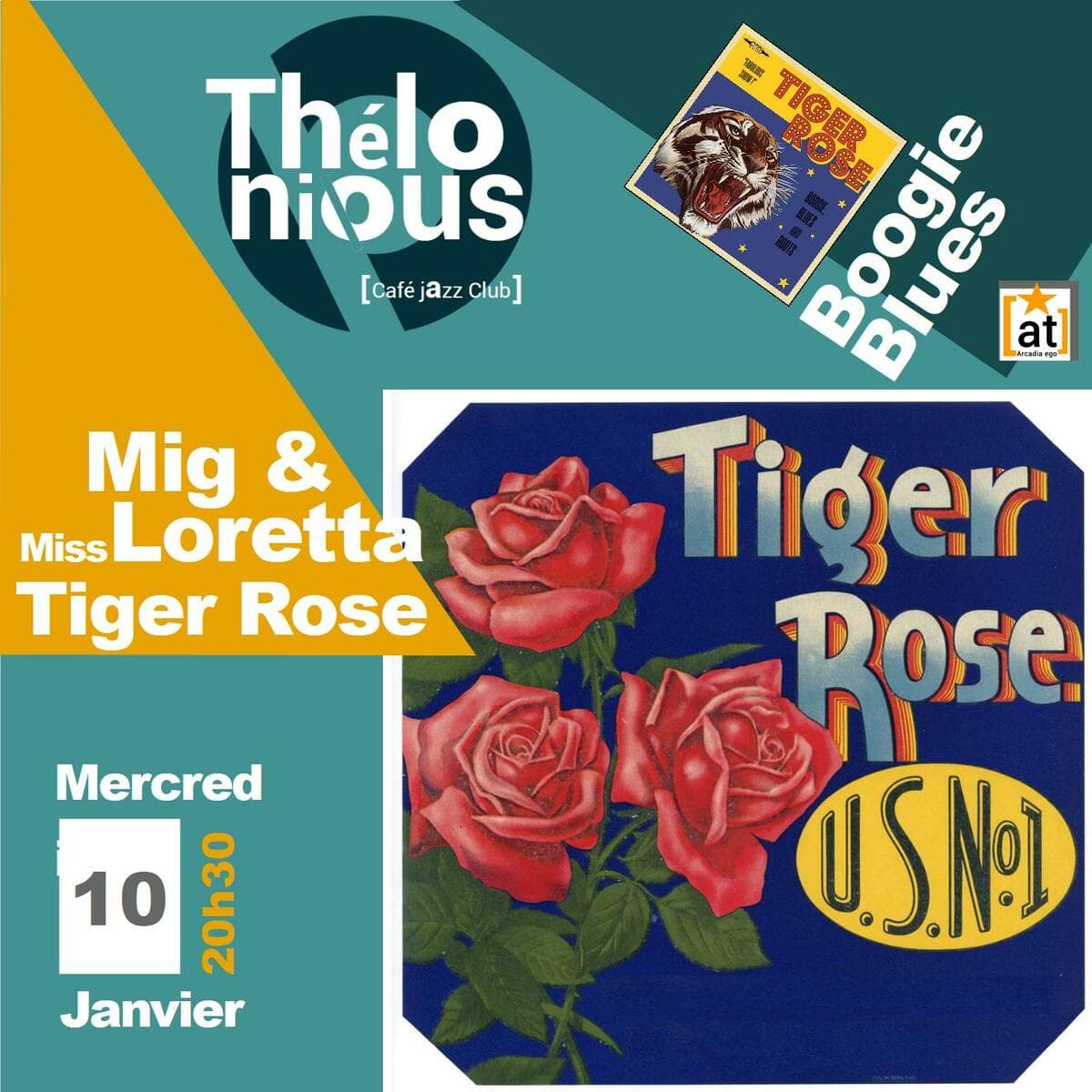 Tiger rose - Mig & Loretta