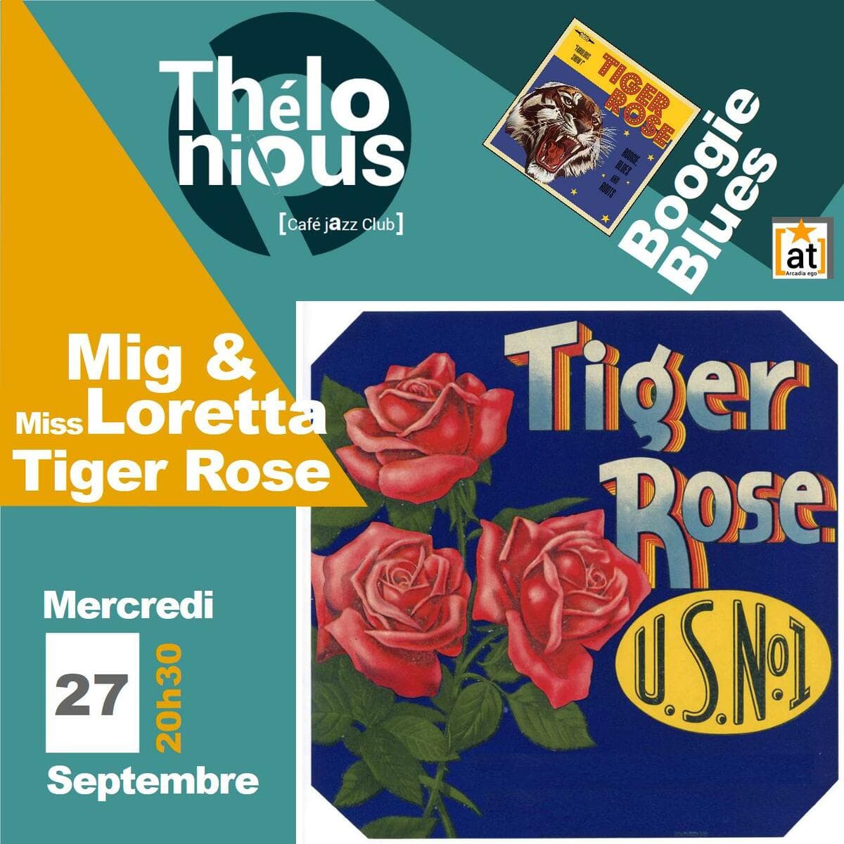 Tiger rose Mig & Miss Loretta