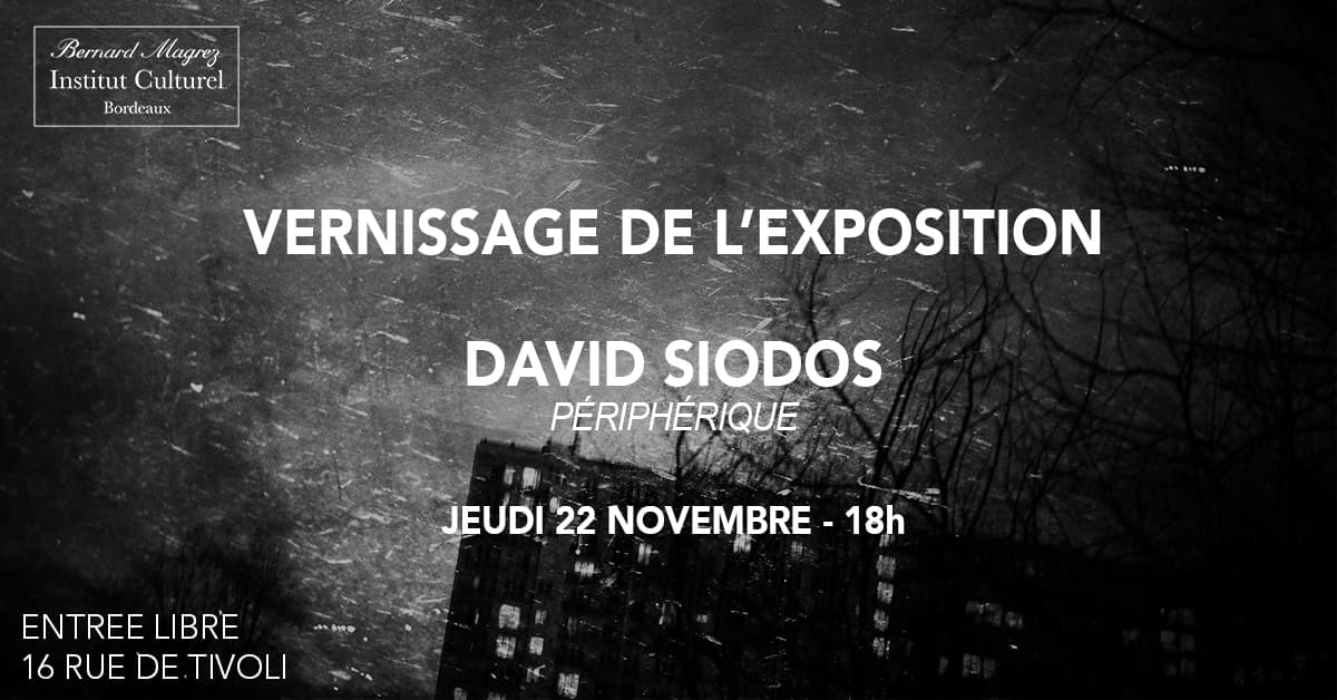 VERNISSAGE ET EXPOSITION DE DAVID SIODOS