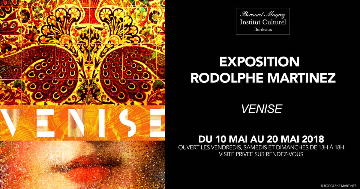VERNISSAGE : RODOLPHE MARTINEZ - VENISE