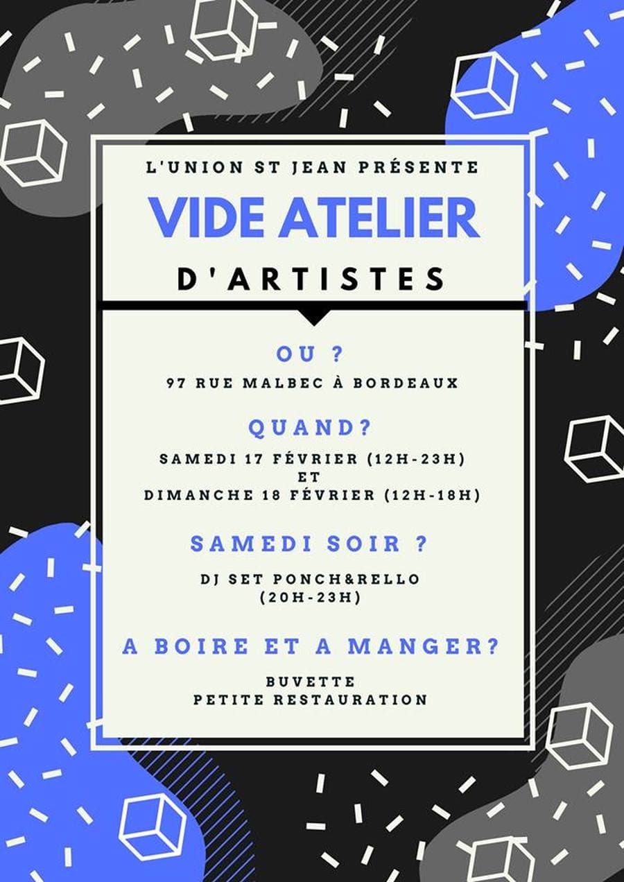Vide atelier d'artistes