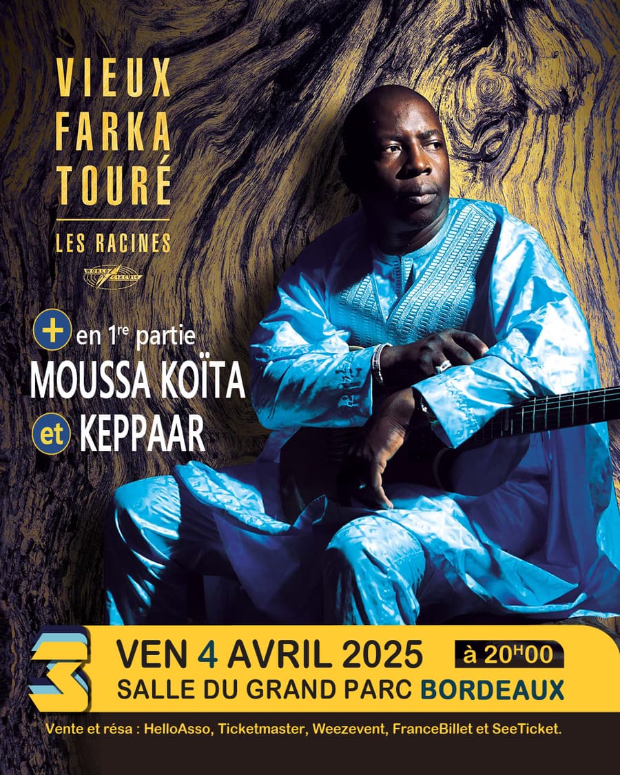 VIEUX FARKA TOURE + MOUSSA KOITA + KEPPAAR
