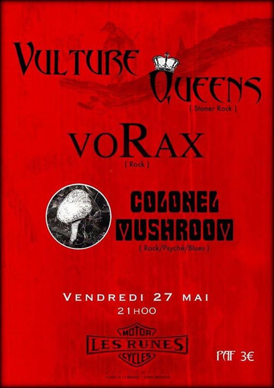 Vulture Queens + Vorax + Colonel Mushroom