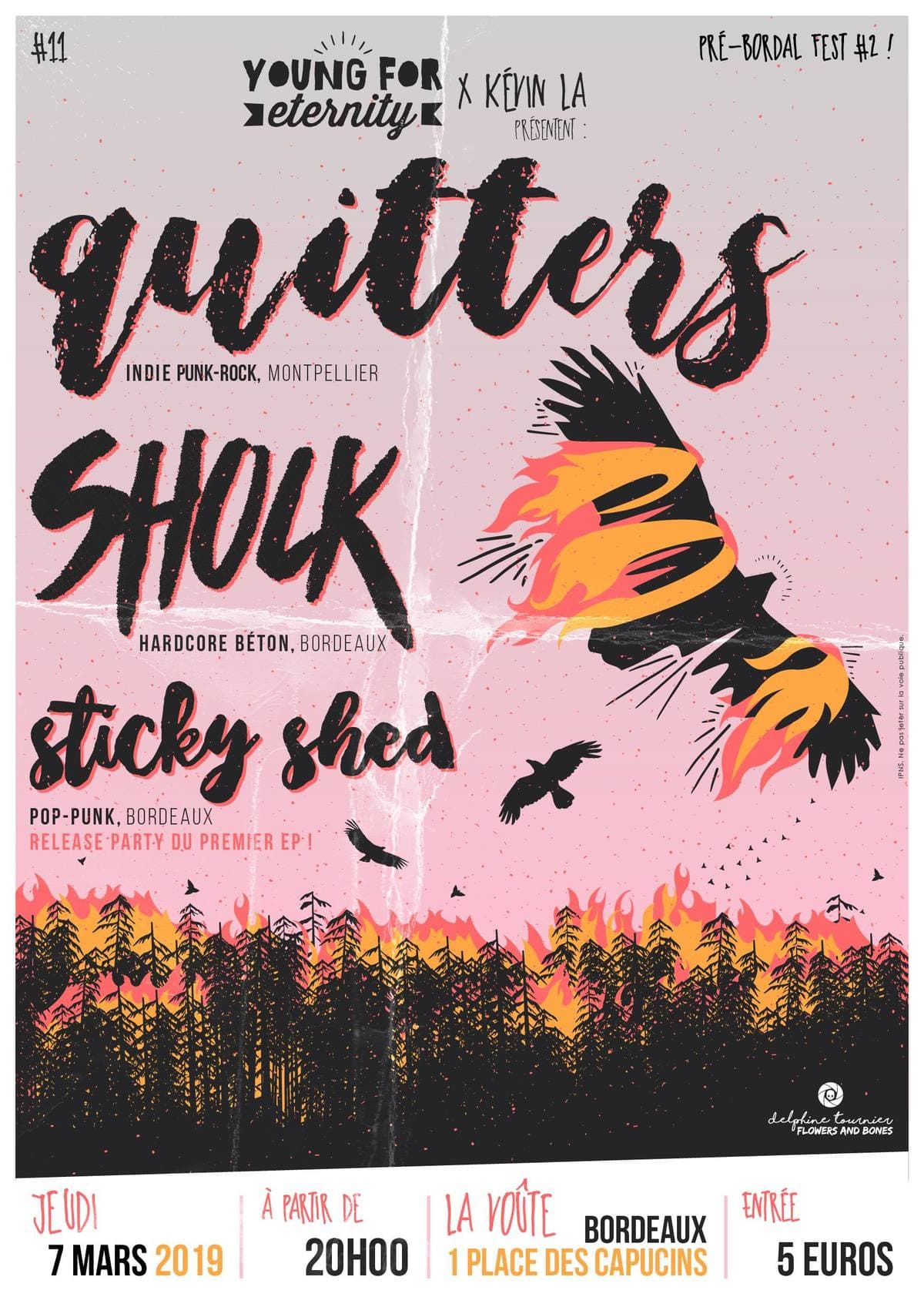 YFE #11 : avec QUITTERS + SHOCK + STICKY SHED