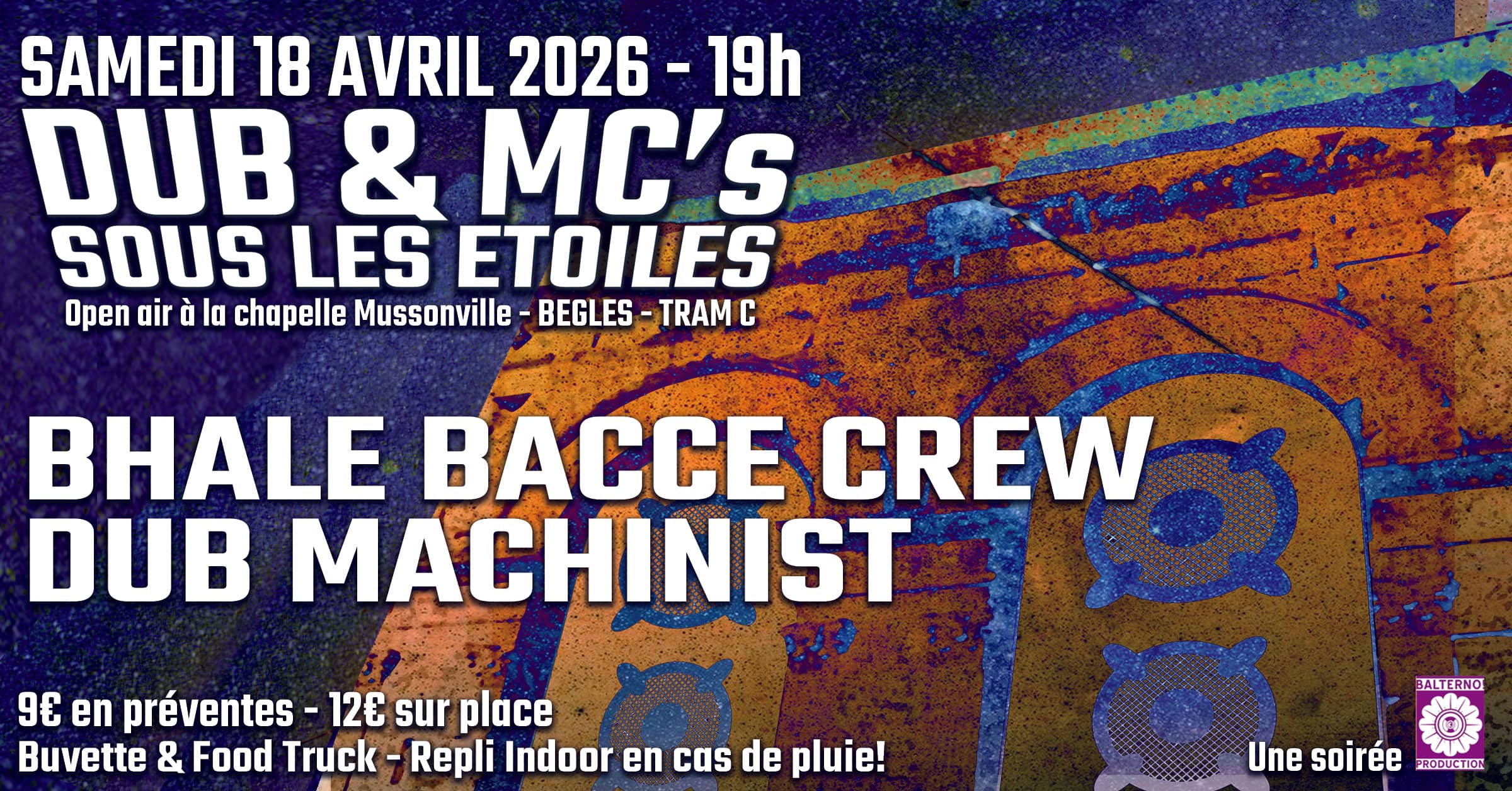 DUB & MC's Sous les étoiles - BHALE BACCE CREW + DUB MACHINIST