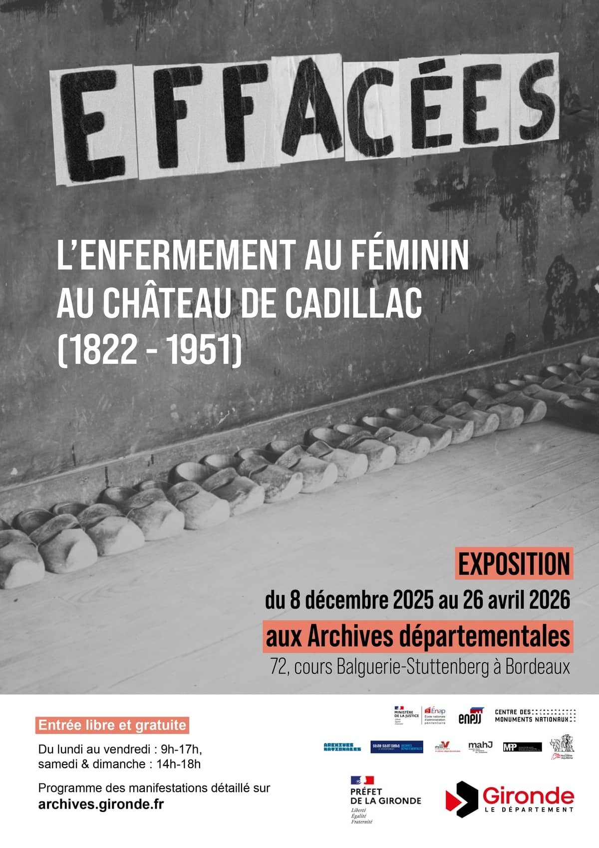 Effacées. L'enfermement au féminin au château de Cadillac (1822-1951)