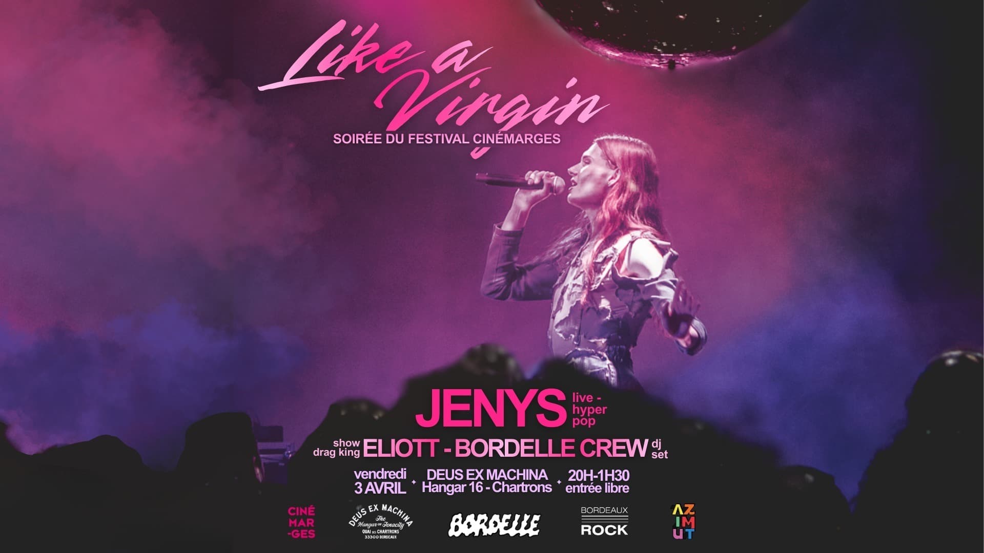 LIKE A VIRGIN : JENYS (LIVE) / ELIOTT / BORDELLE