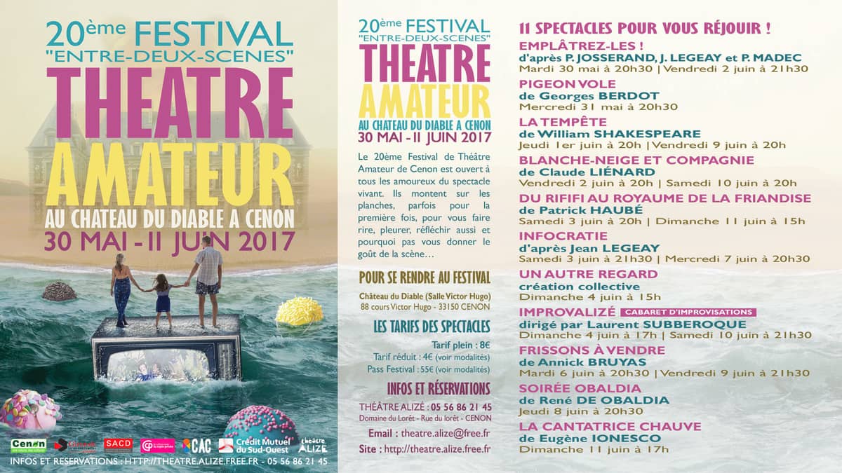 20ème Festival "Entre-Deux-Scènes" de Théâtre Amateur
