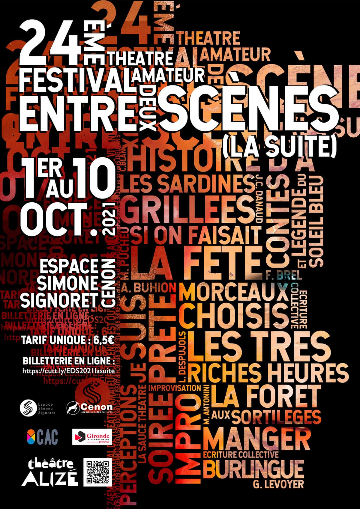 24ème Festival ''Entre-Deux-Scènes'' de Théâtre Amateur (la suite)