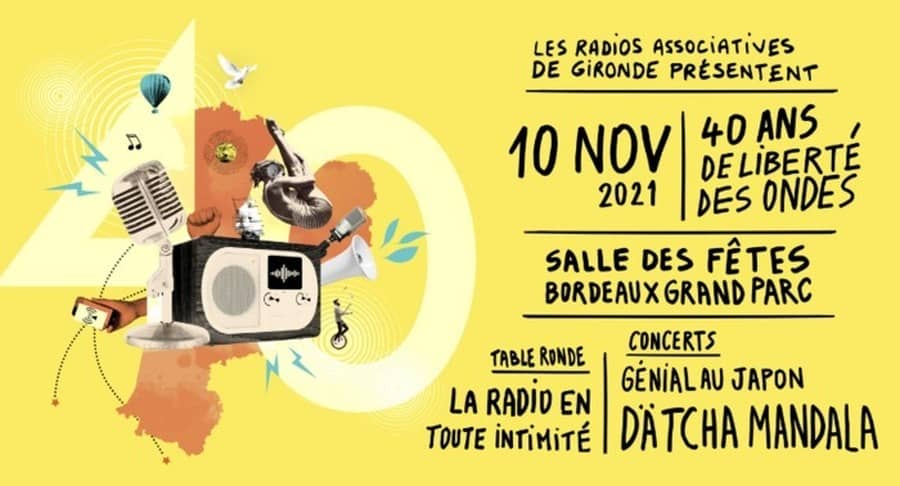 40 ANS DE LIBERTÉ DES ONDES : Dätcha Mandala + Génial au Japon + table ronde