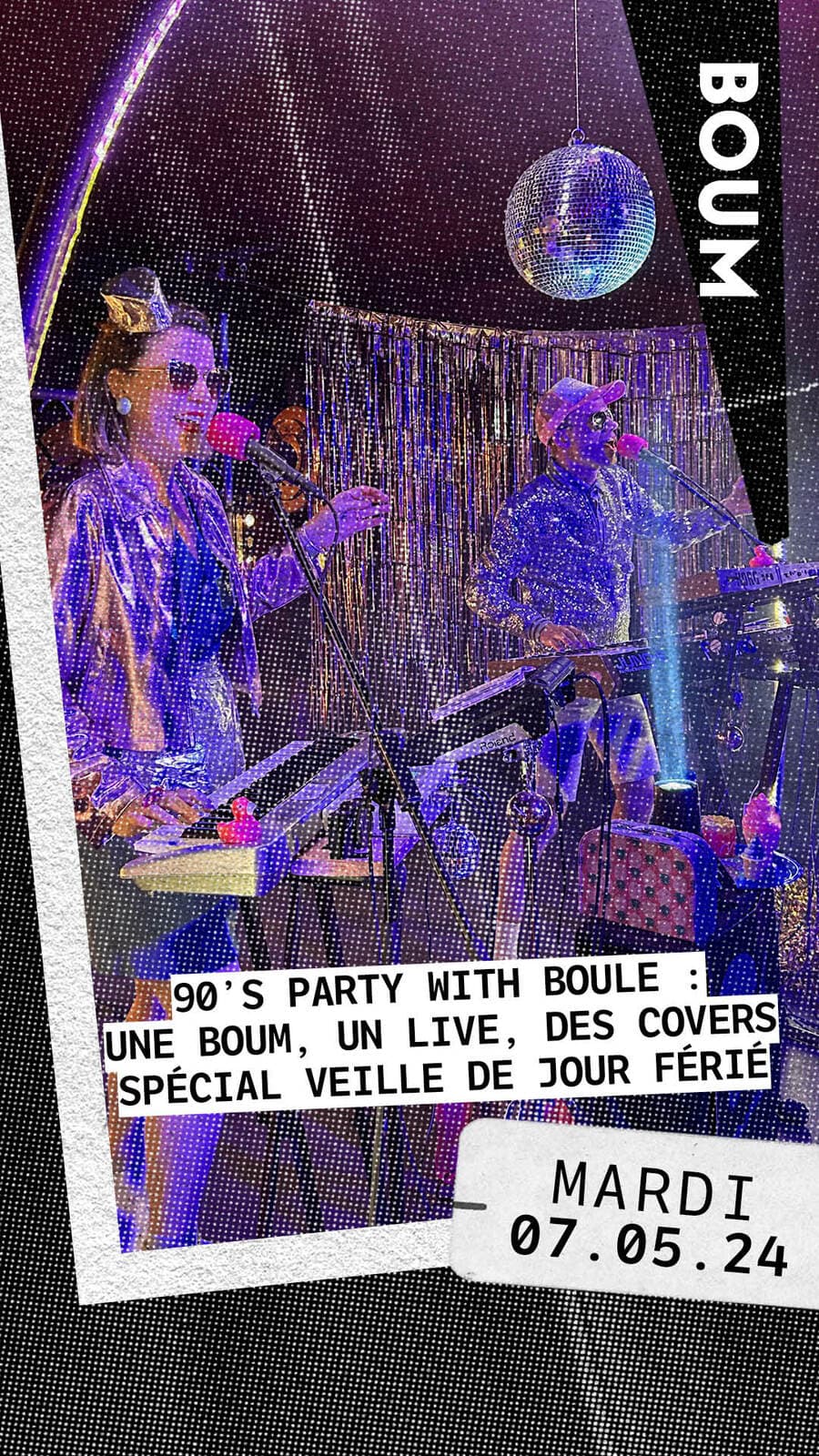 90's party with Boule : une boum, un live, des covers