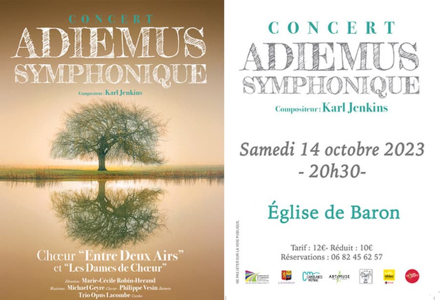 ADIEMUS SYMPHONIQUE de Karl Jenkins par le CHOEUR ENTRE DEUX AIRS