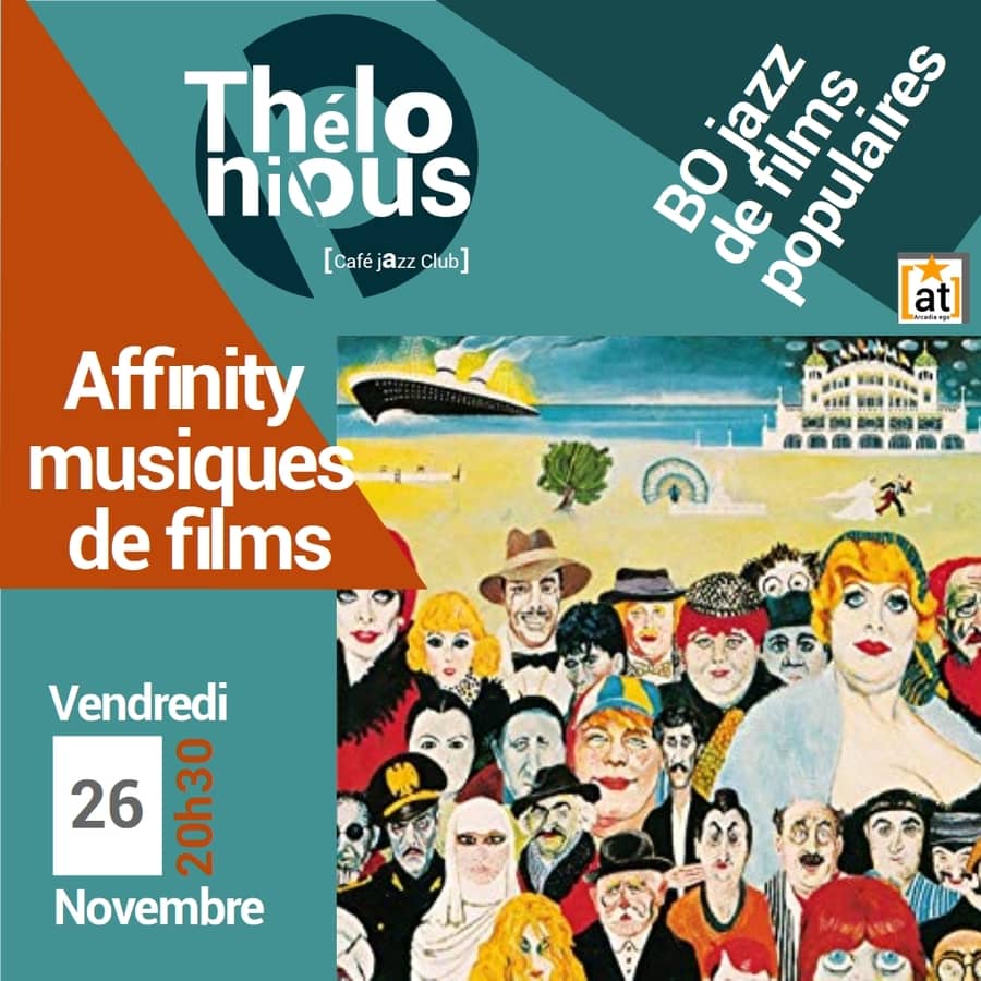 Affinity & les musiques de films : reprise jazz des BO de films populaires