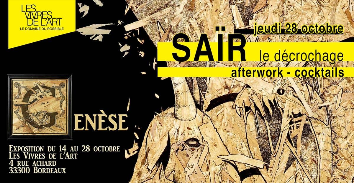 Afterwork Ivre de l'art / Expo SAÏR, le décrochage