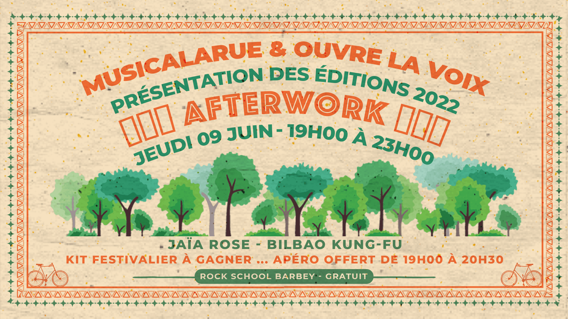 Afterwork : Musicalarue x Ouvre La Voix : Jaïa Rose + Bilbao Kung-Fu