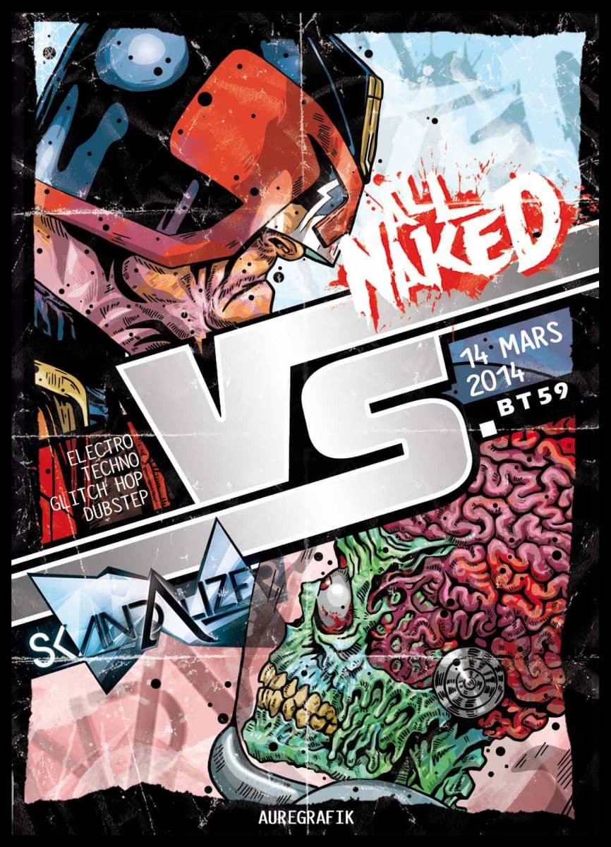 ALL NAKED Vs SKANDALIZER