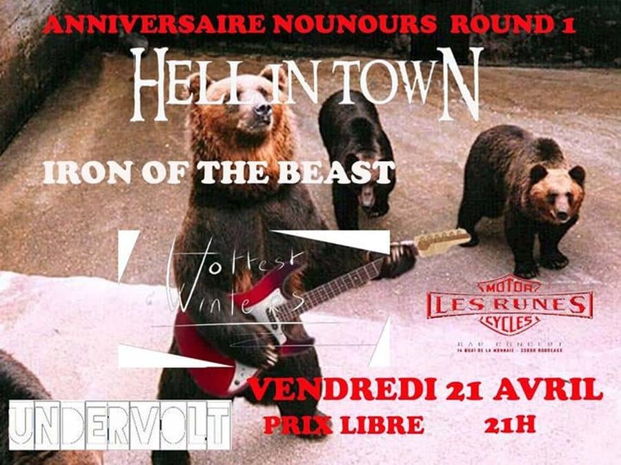 Anniversaire de Nounours / Round 1 : avec Hell in Town + Iron of the Beast + Hottest Winter + Undervolt