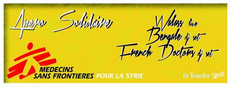 Apéro solidaire pour les Syriens