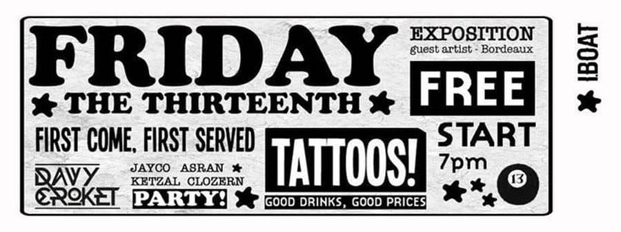 Aperoboat : Friday the thirteenth w/ Davy Croket