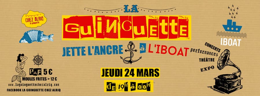 APEROBOAT : La Guinguette Alriq jette l'ancre à l'Iboat