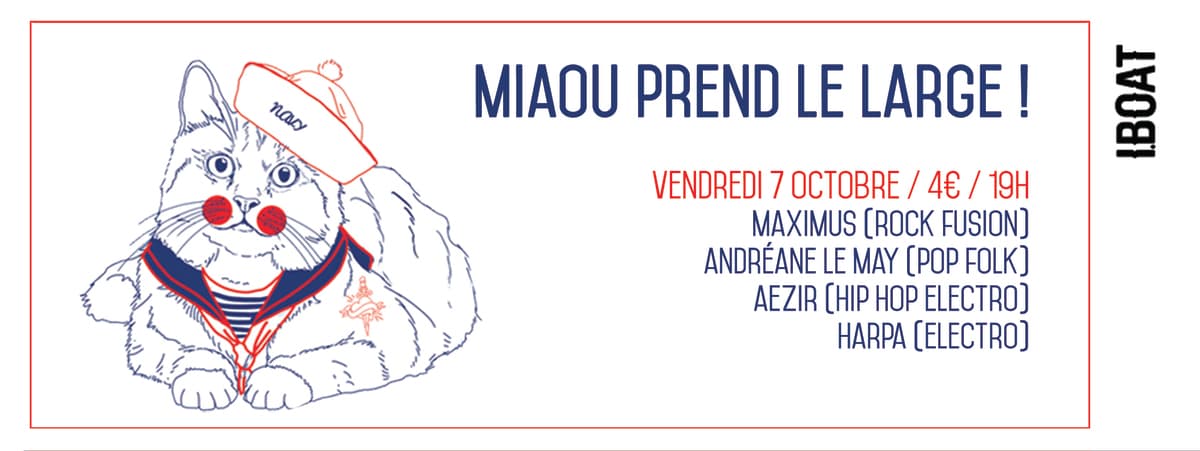 Aperoboat : Miaou prend le large