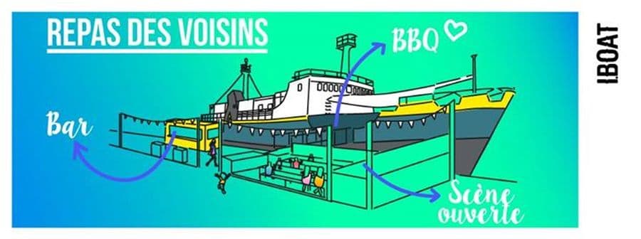 Aperoboat : Repas des voisins x Scène ouverte