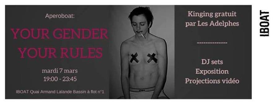 Aperoboat : Your Gender, Your Rules ! Avec Les Adelphes