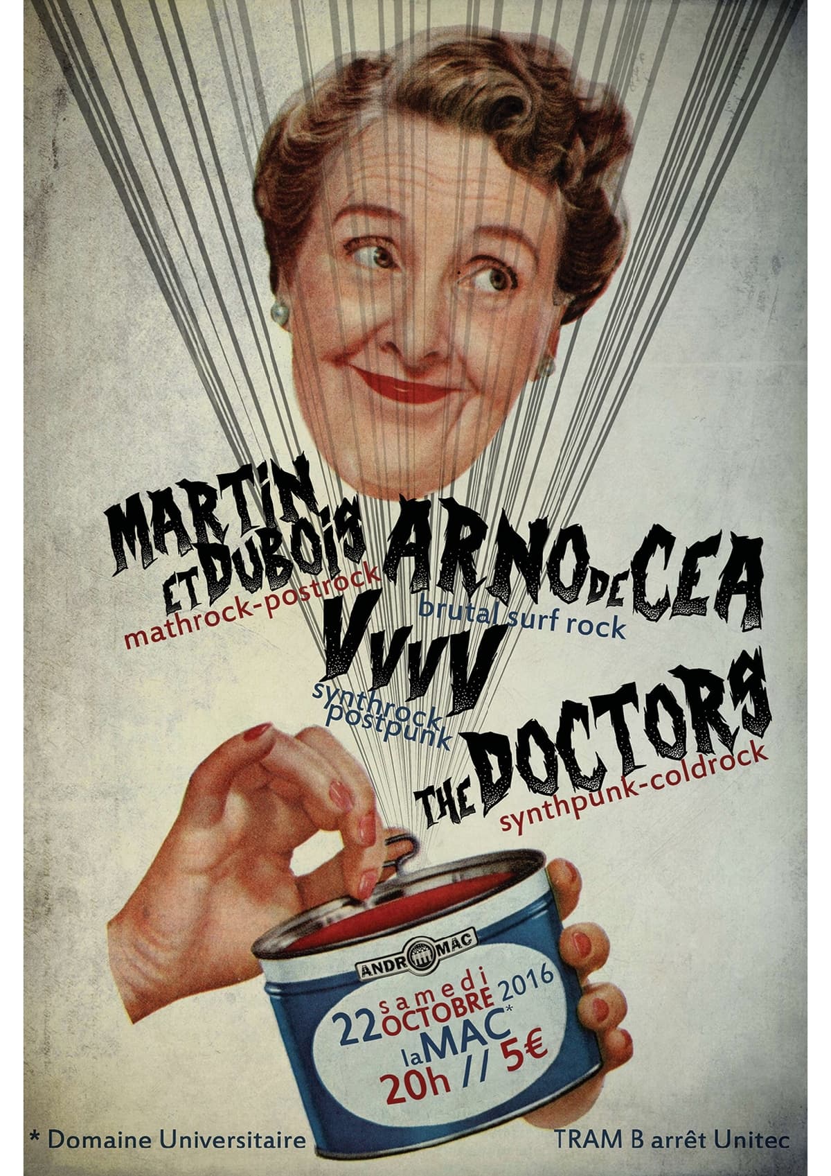 ARNO DE CEA & THE CLOCKWORK WIZARD + MARTIN & DUBOIS + VvvV + THE DOCTORS