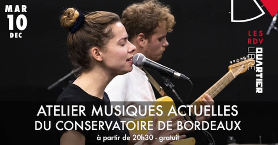 Atelier Musiques Actuelles du Conservatoire de Bordeaux