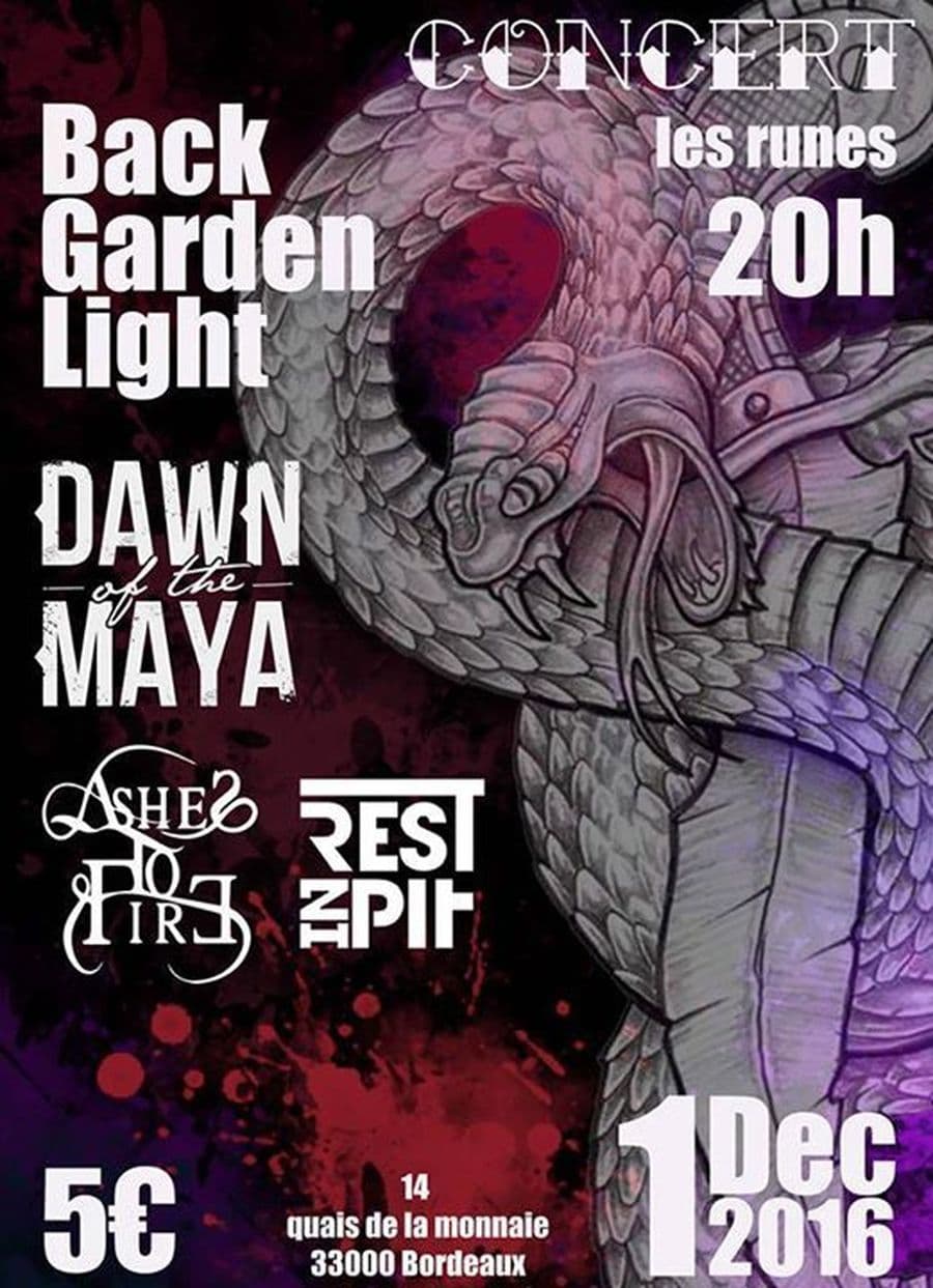 Back Garden Light + Dawn Of The Maya + Ashes To Fire + Rest In Pit
