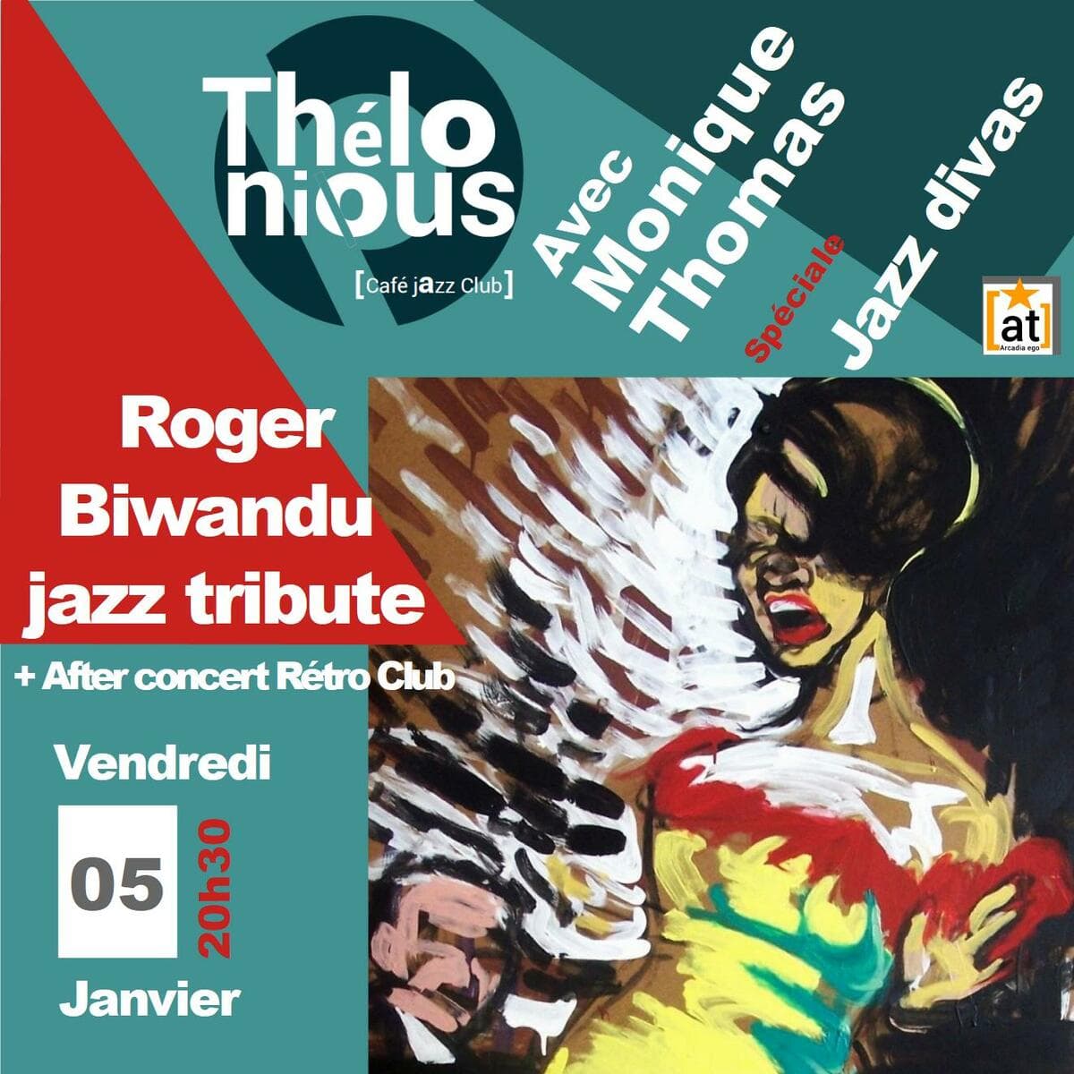 Biwandu Tribute jazz divas avec Monique Thomas + After Rétro Club
