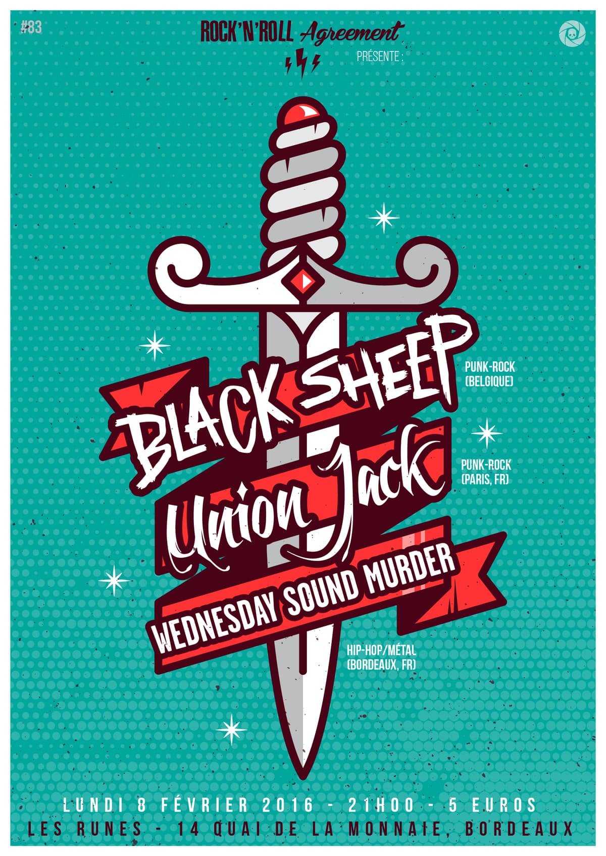 BLACK SHEEP + UNION JACK + Wednesday Sound Murder
