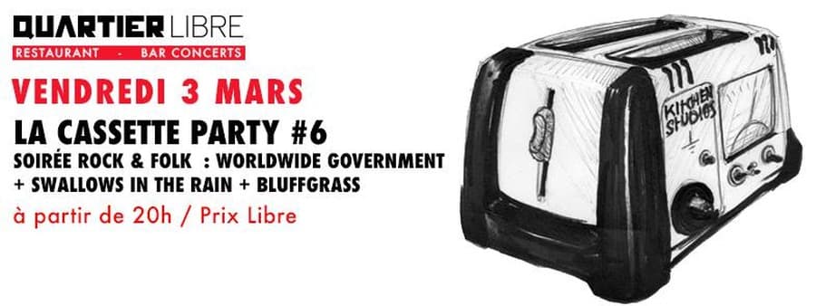 Bluffgrass + Swallows in the rain + Worldwide gorvernment
