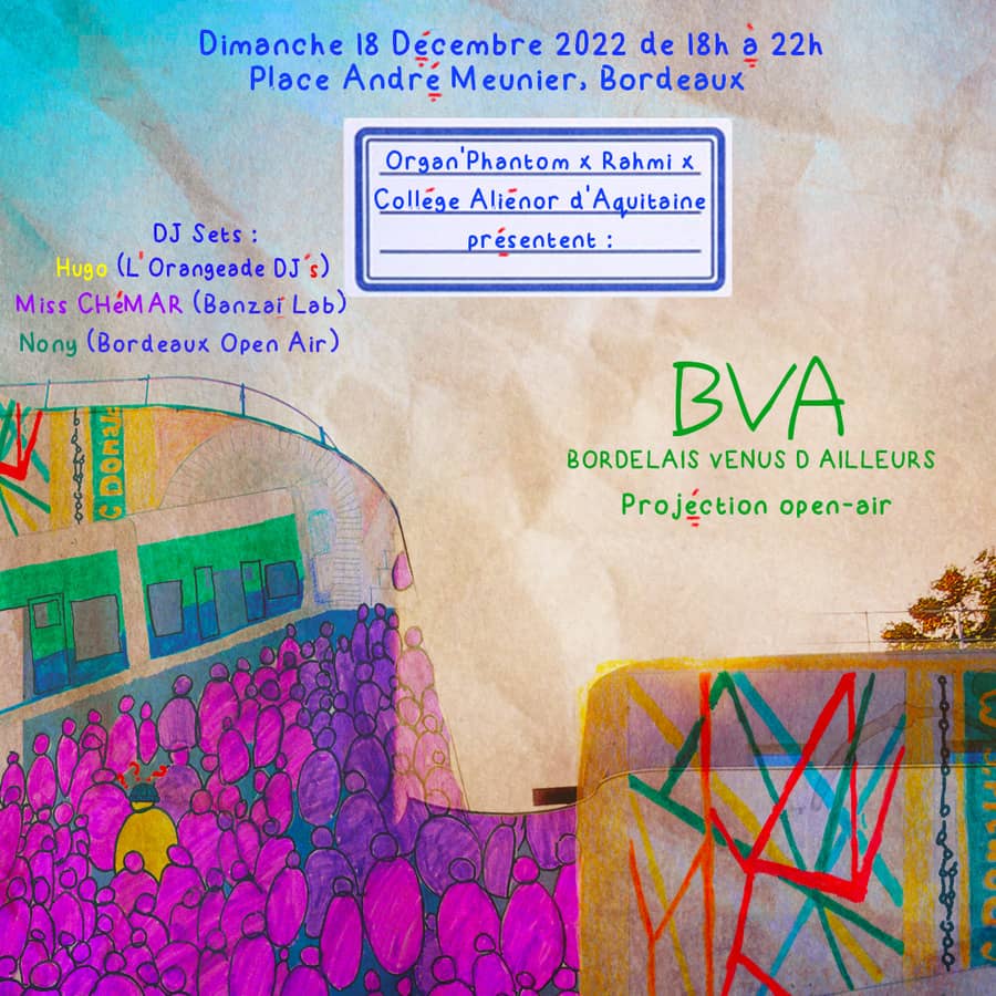 BVA ''Bordelais Venus d'Ailleurs'' - Projection Open Air + DJ sets