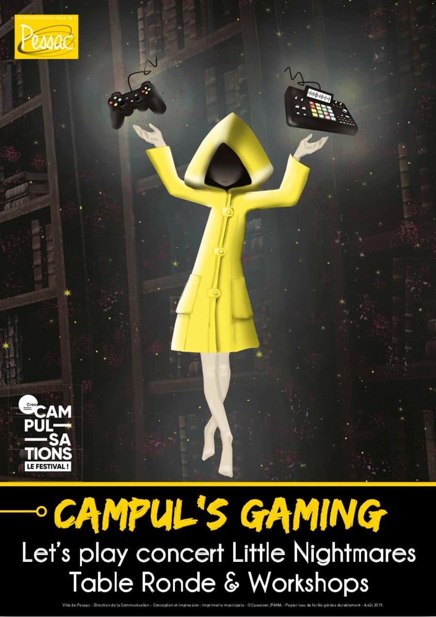 CAMPULS'GAMING : let's play - concert, ateliers, table-ronde, exposition, projections