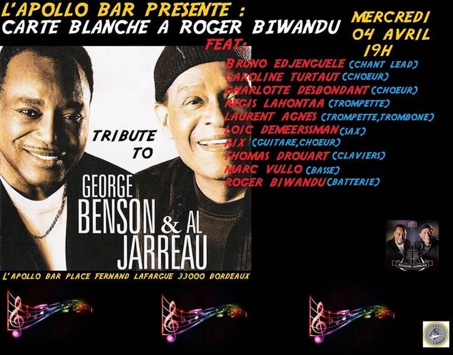 Carte Blanche à Roger Biwanu - Homage à Al Jarreau & George Benson