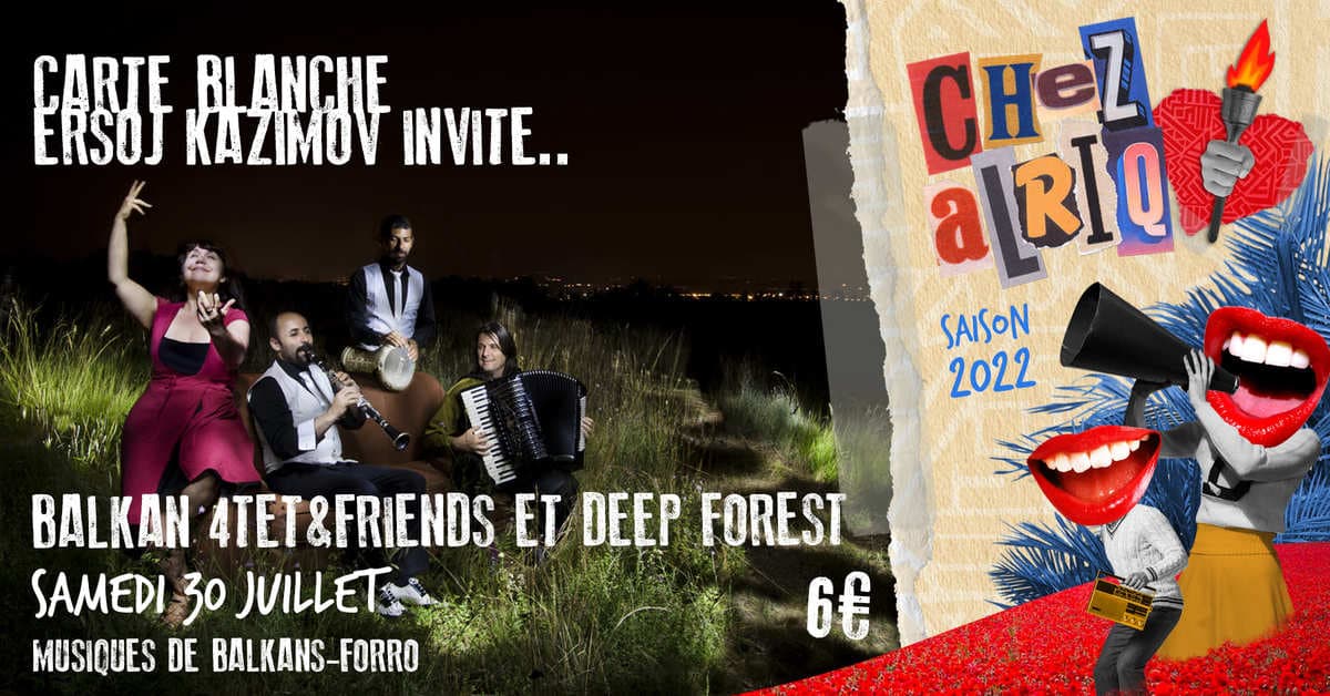 Carte Blanche - Ersoj Kazimov invite Balkan Kartet & friends et Deep Forest