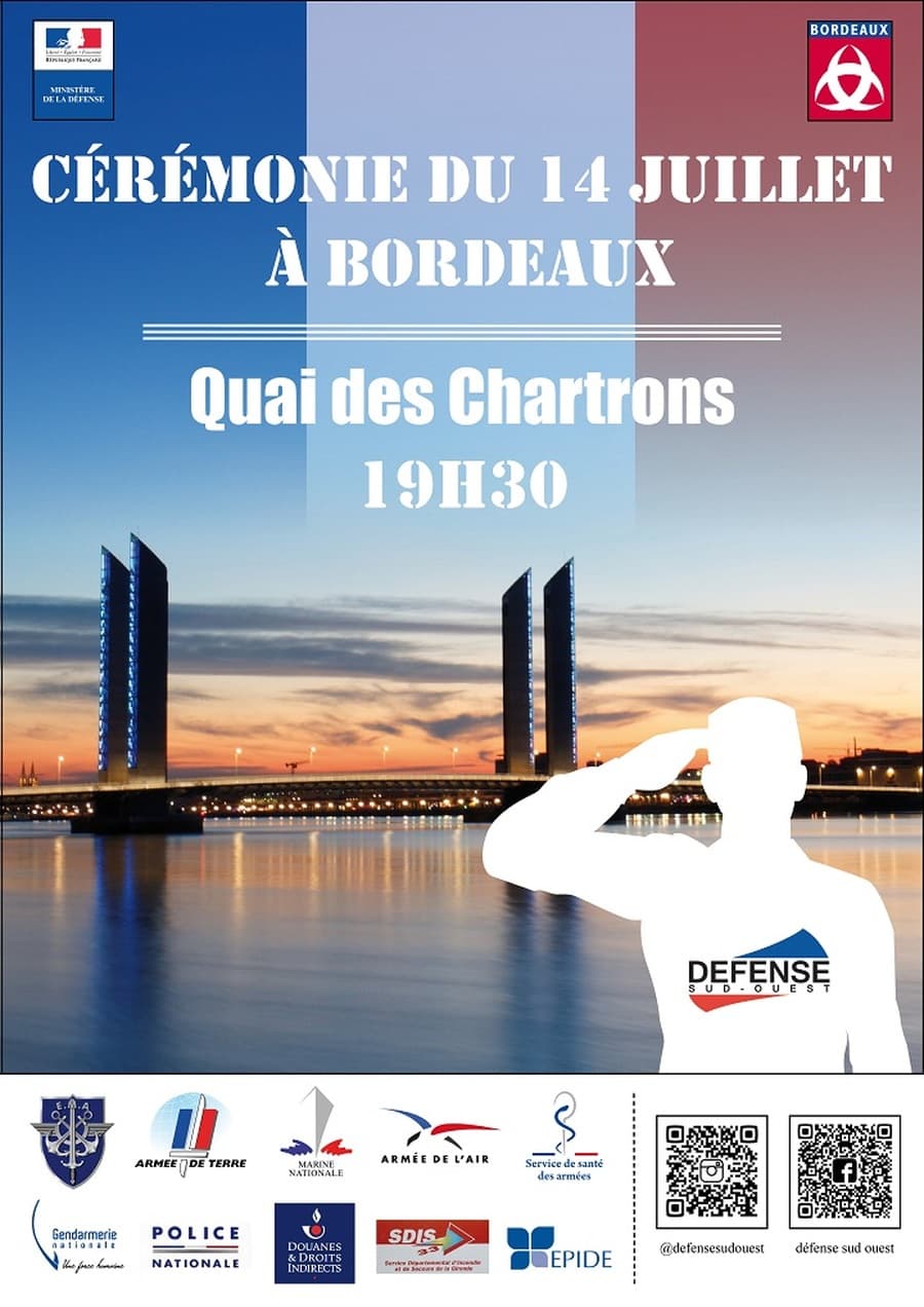 Cérémonie du 14 Juillet : bal populaire de la Mairie de Bordeaux
