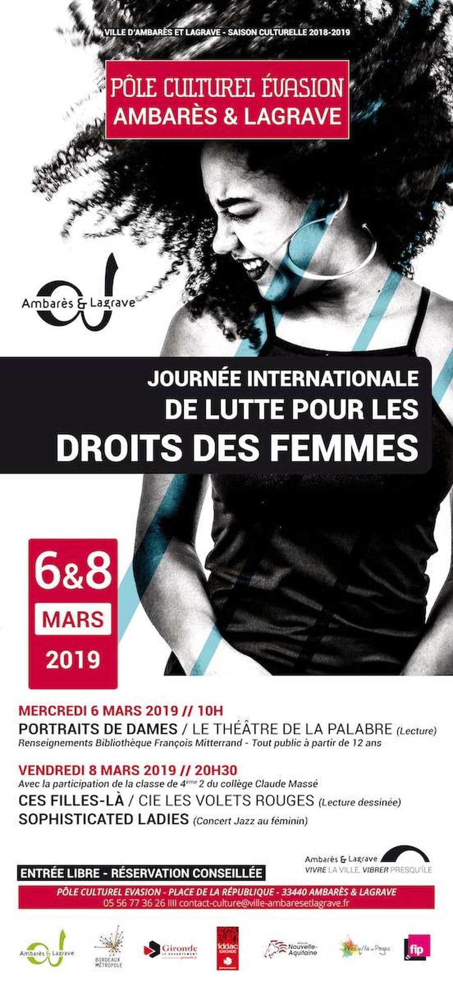 Ces filles-là (Cie Les Volets Rouges) + Sophisticated Ladies - Dans le cadre de la Journée Internationale de Lutte pour les Droits des Femmes