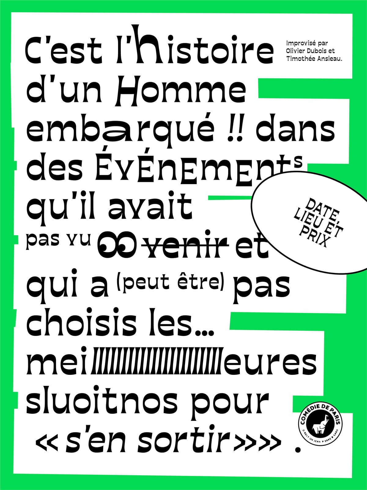 C'est l'histoire d'un homme --- Olivier Dubois & Thimothé Ansieau