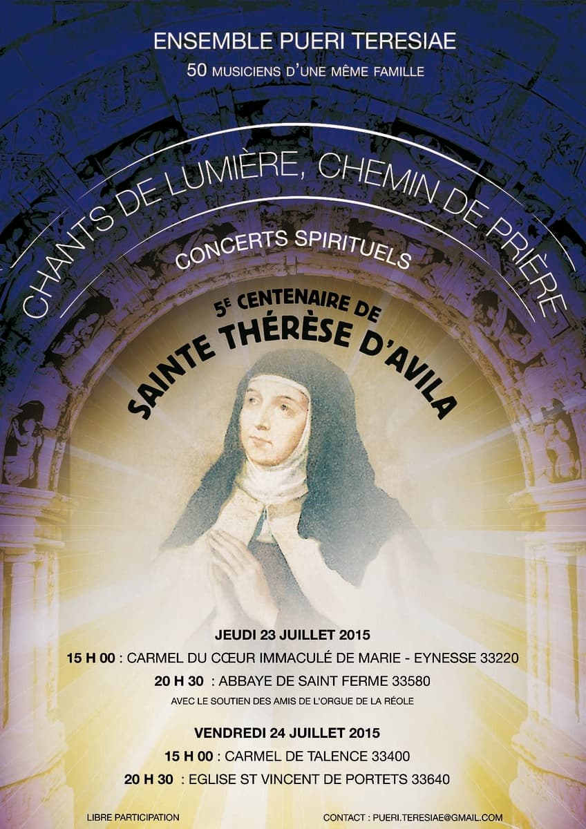 CHANT DE LUMIERE, CHEMIN DE PRIERE - Ensemble Pueri Teresiae