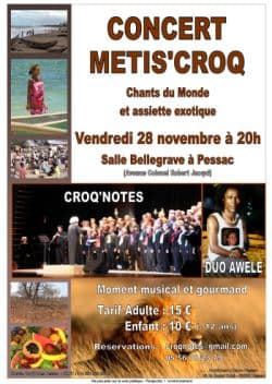 Chants du monde et assiette exotique