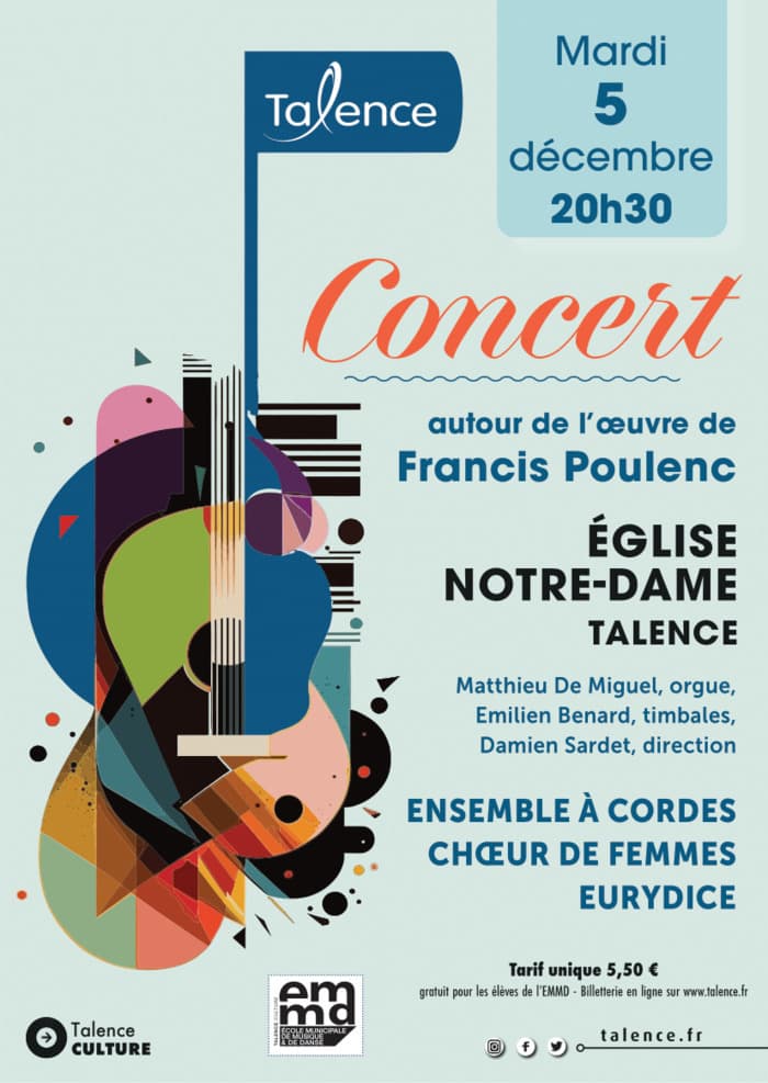 Concert autour de l'oeuvre de Francis Poulenc