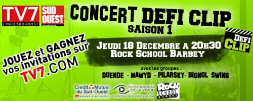 Concert DEFI CLIP / TV7 Saison 2014