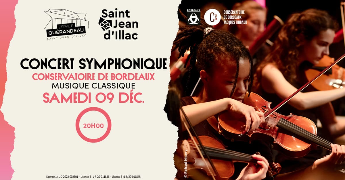 Concert symphonique / Conservatoire de Bordeaux
