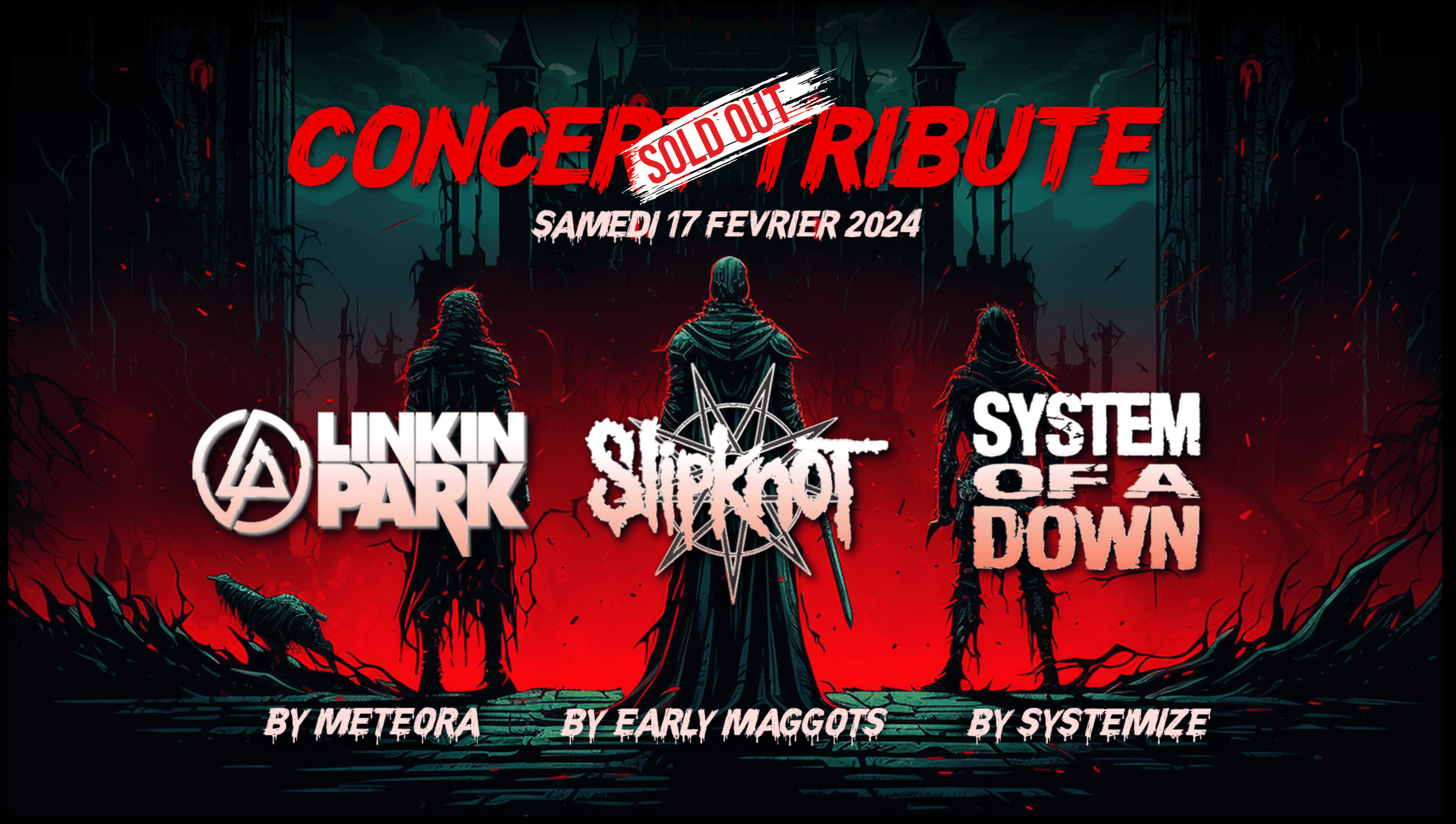 Concert Tribute : Slipknot x Linkin Park x System Of A Down